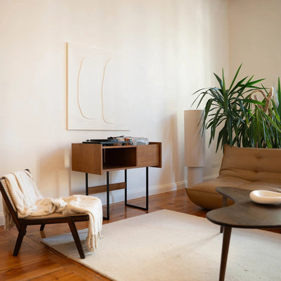 PLAY record cabinet – solid wood LP storage