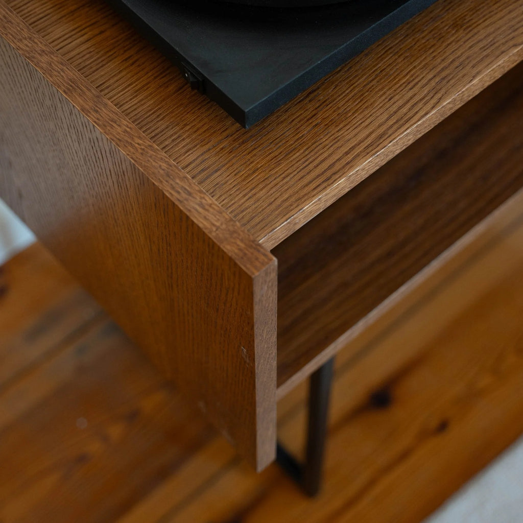 PLAY record cabinet – solid wood LP storage