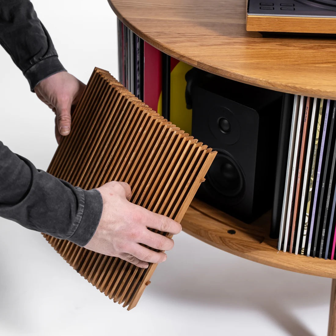 LUNA speaker covers for record cabinet – set of 2