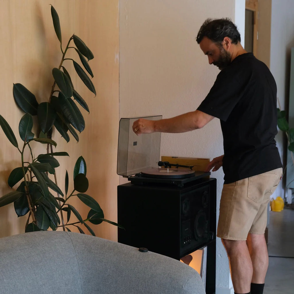LOIA La Console Vinyles Acier II