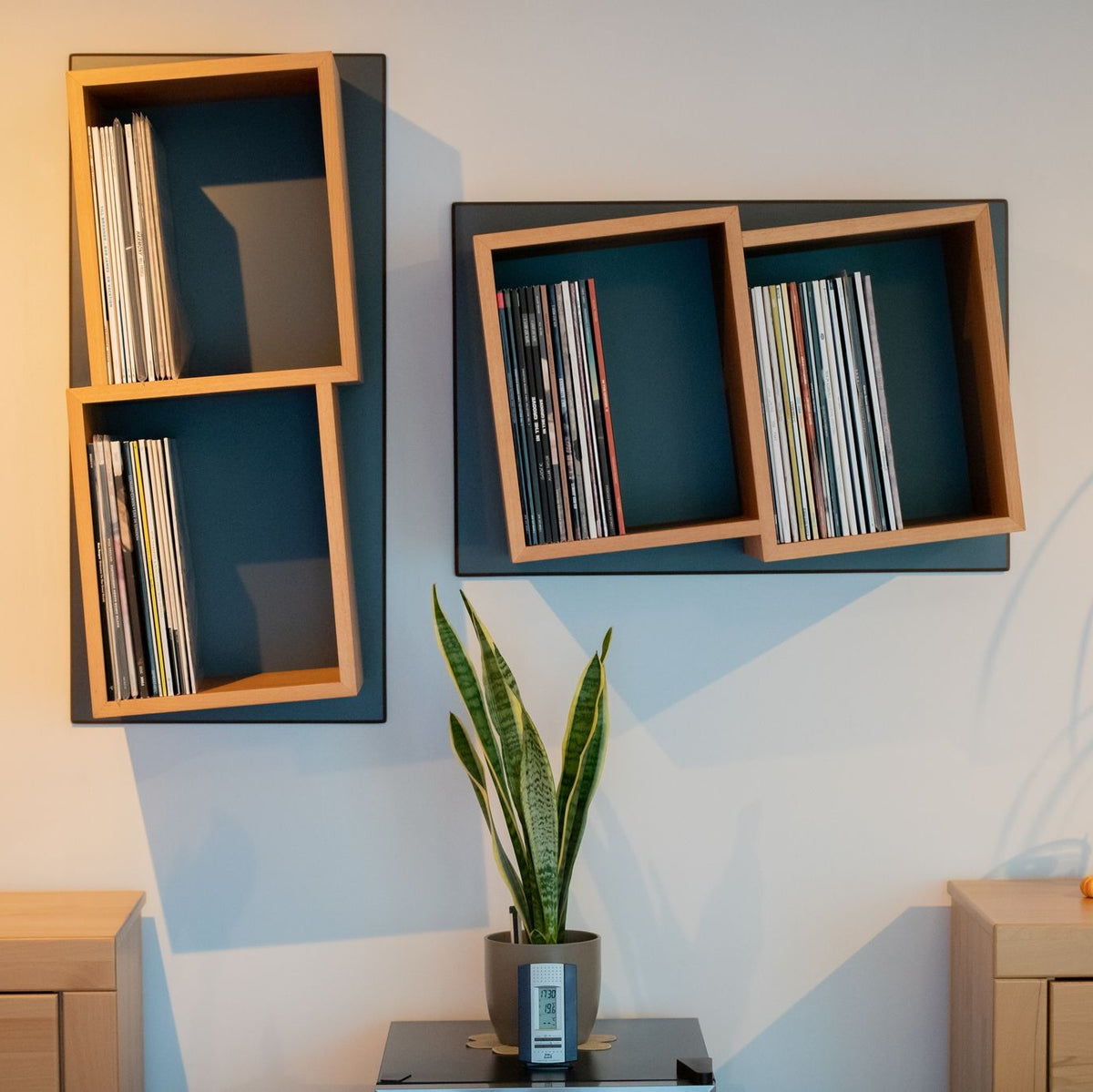 Sinfonic Audio platen wandrek – 2 vakken