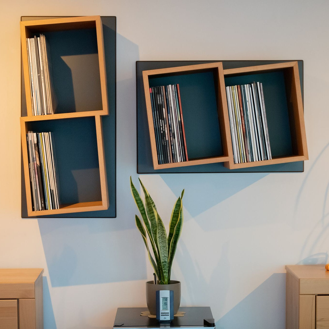 Sinfonic Audio platen wandrek – 2 vakken