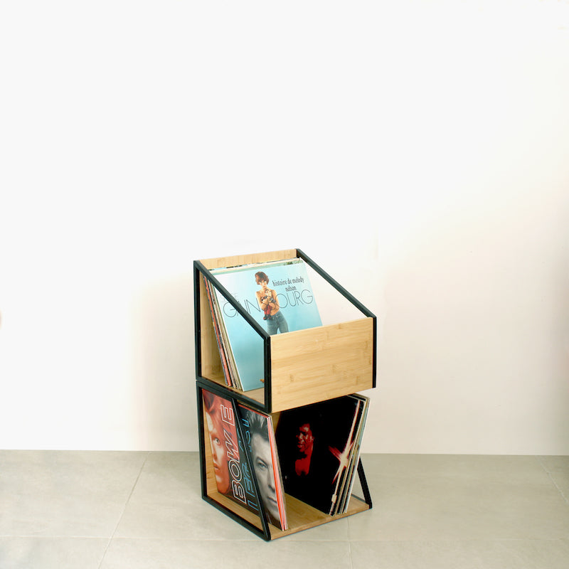 NorStone Vinyl LP Case met opbergruimte voor maximaal 80 LP's