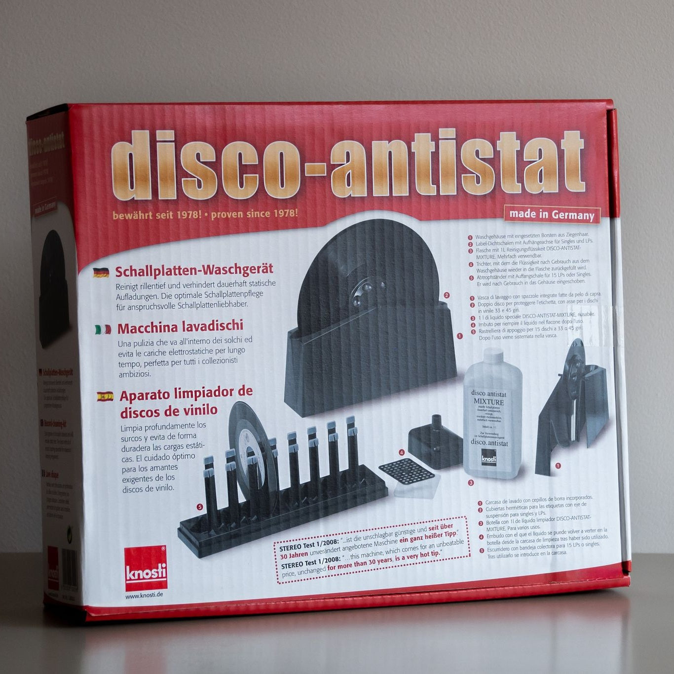 Knosti - Disco-Antistat record washer